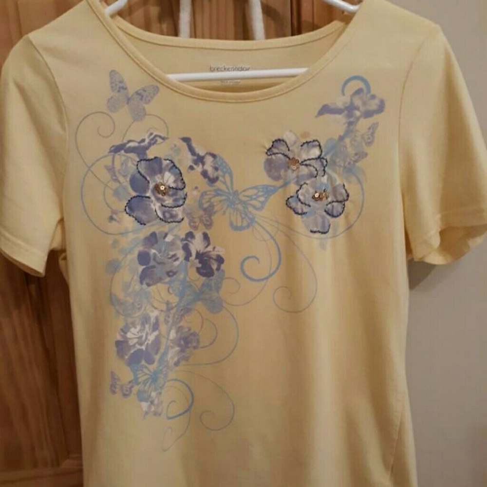 Butterfly and Flower Tee